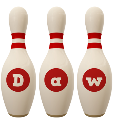 Daw bowling-pin logo