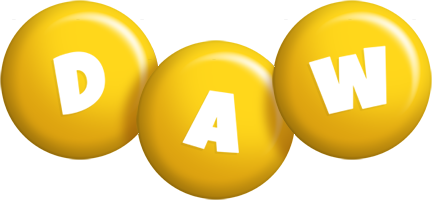 Daw candy-yellow logo
