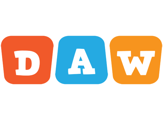 Daw comics logo