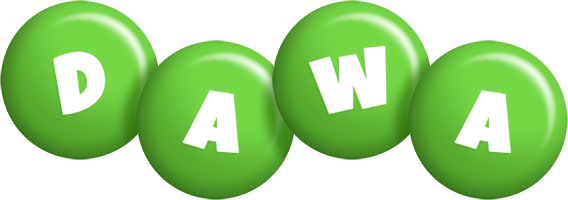 Dawa candy-green logo