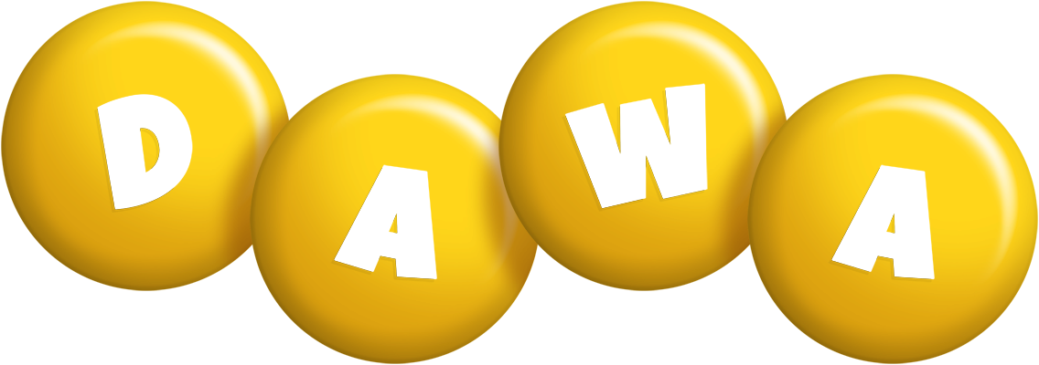 Dawa candy-yellow logo