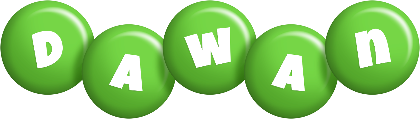 Dawan candy-green logo