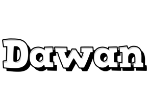 Dawan snowing logo