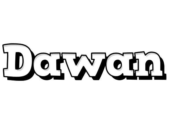Dawan snowing logo
