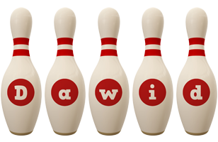 Dawid bowling-pin logo