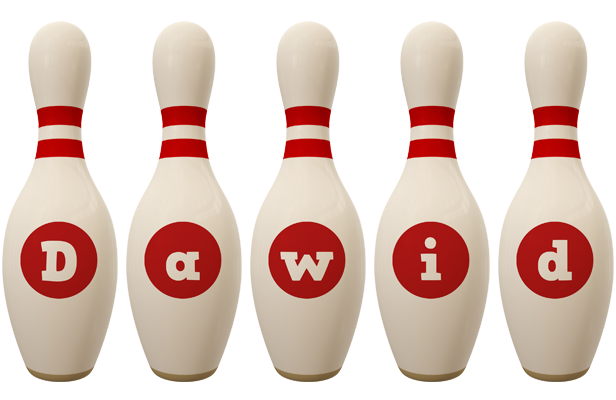 Dawid bowling-pin logo
