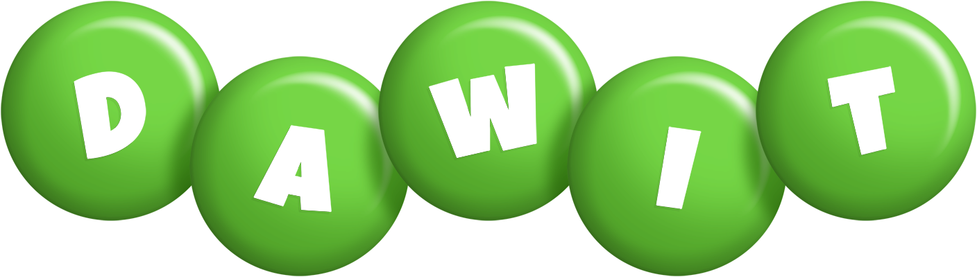 Dawit candy-green logo