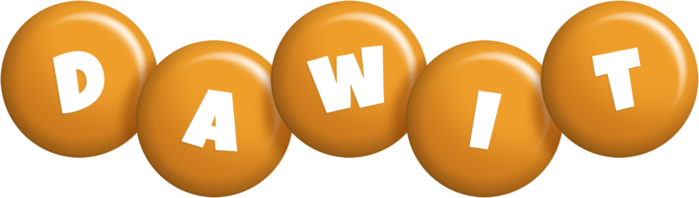 Dawit candy-orange logo