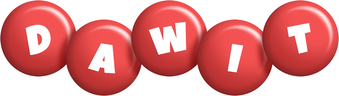 Dawit candy-red logo