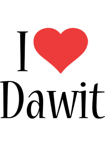 Dawit i-love logo