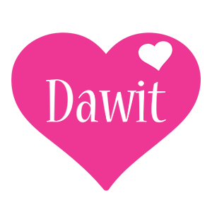 Dawit love-heart logo