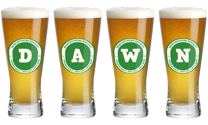 Dawn lager logo
