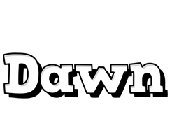 Dawn snowing logo
