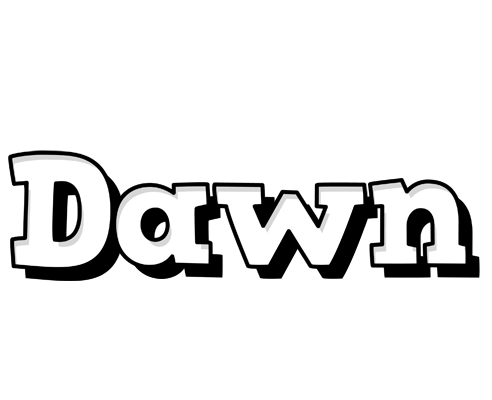 Dawn snowing logo