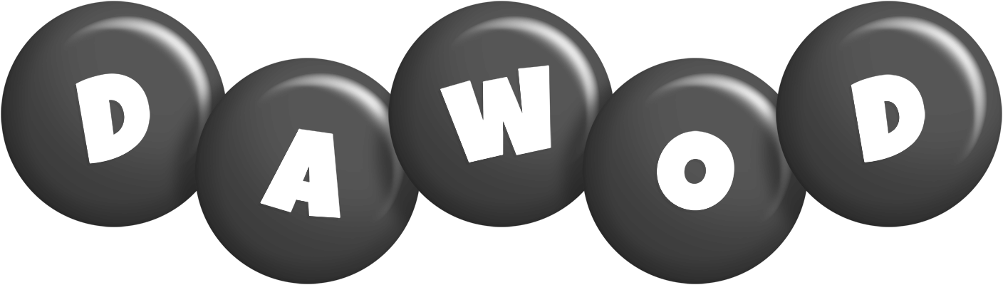 Dawod candy-black logo