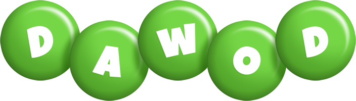 Dawod candy-green logo