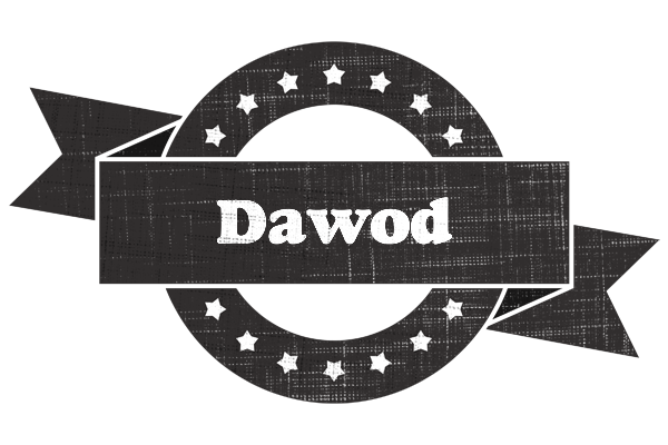 Dawod grunge logo
