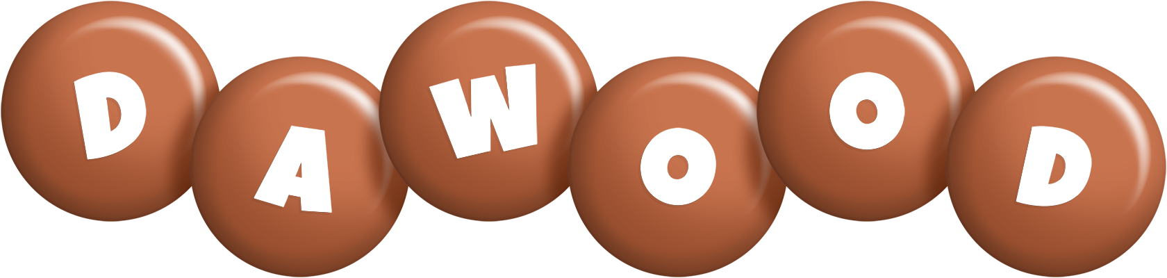 Dawood candy-brown logo
