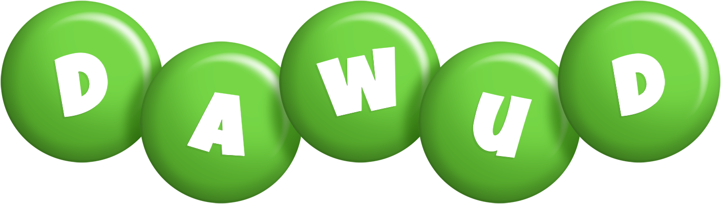 Dawud candy-green logo