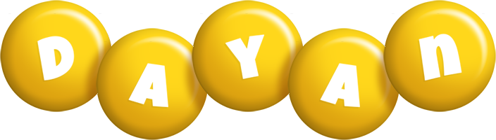 Dayan candy-yellow logo