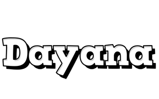 Dayana snowing logo