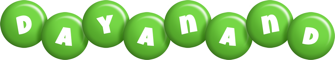 Dayanand candy-green logo