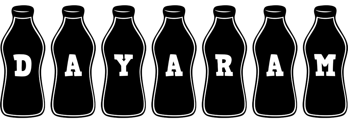 Dayaram bottle logo
