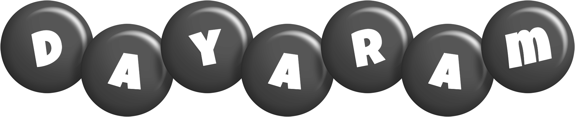 Dayaram candy-black logo