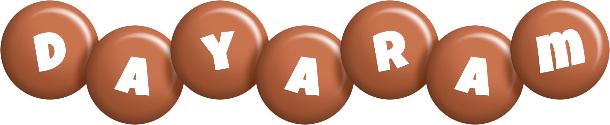 Dayaram candy-brown logo