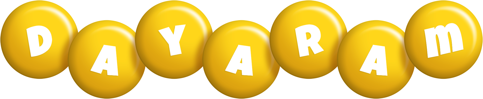 Dayaram candy-yellow logo