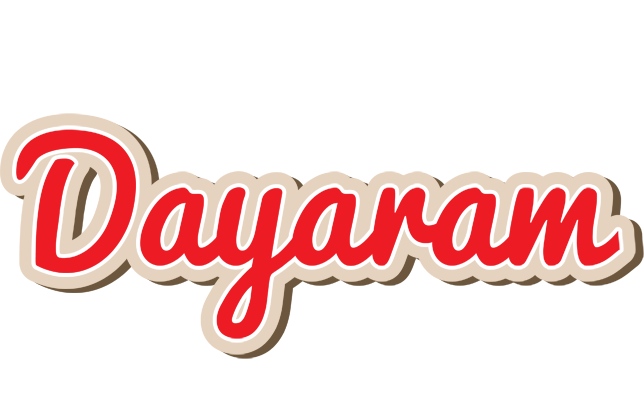 Dayaram chocolate logo