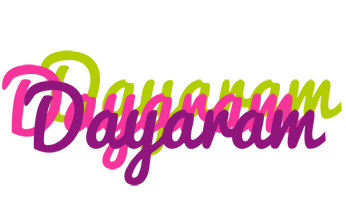 Dayaram flowers logo