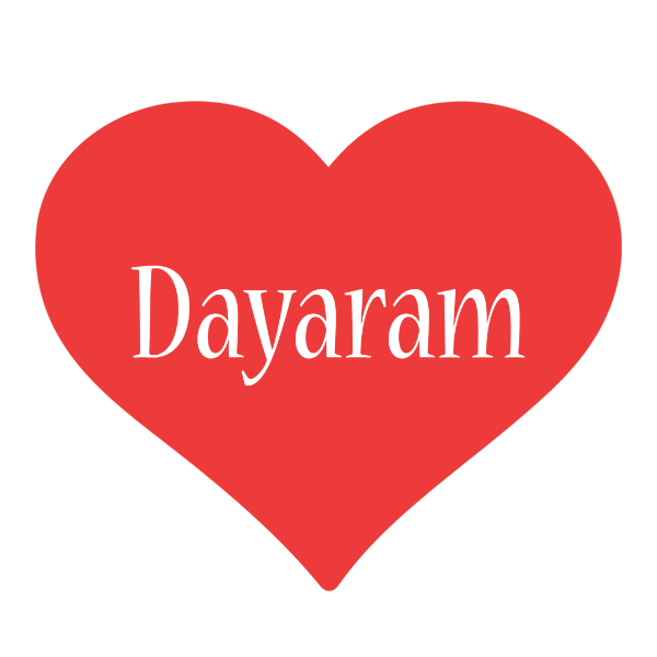 Dayaram love logo