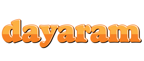 Dayaram orange logo