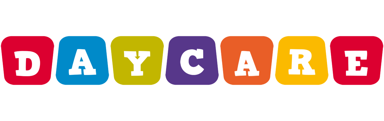 DAYCARE logo effect. Colorful text effects in various flavors. Customize your own text here: https://www.textgiraffe.com/logos/daycare/