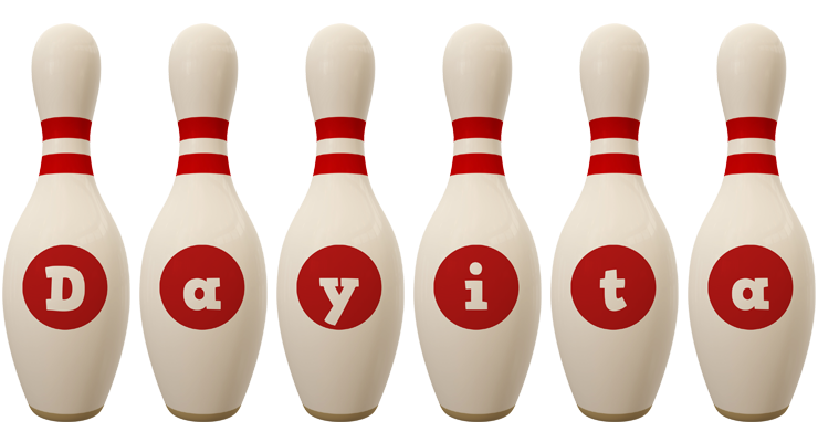 Dayita bowling-pin logo