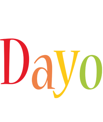 Dayo birthday logo