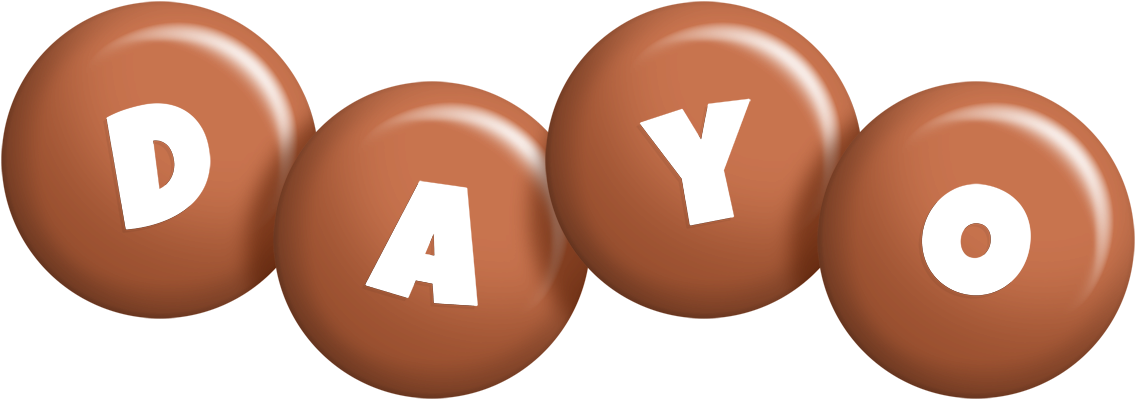 Dayo candy-brown logo