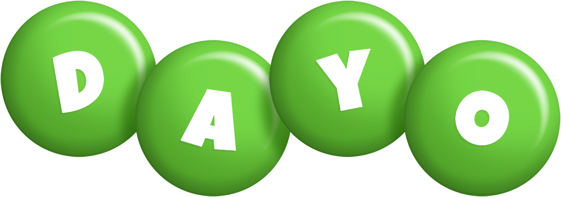 Dayo candy-green logo