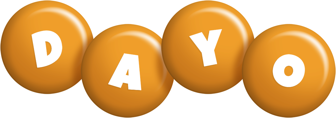 Dayo candy-orange logo