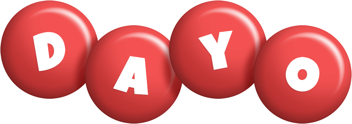 Dayo candy-red logo