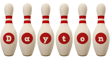 Dayton bowling-pin logo