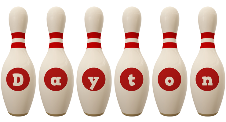 Dayton bowling-pin logo