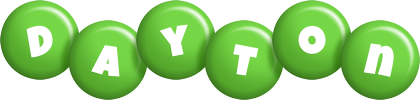 Dayton candy-green logo