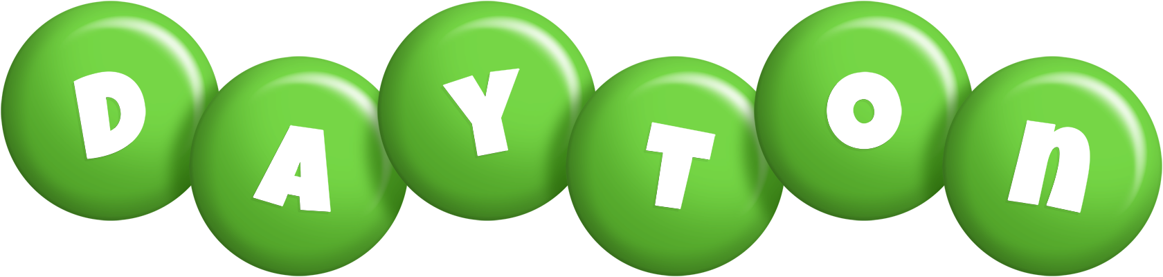 Dayton candy-green logo