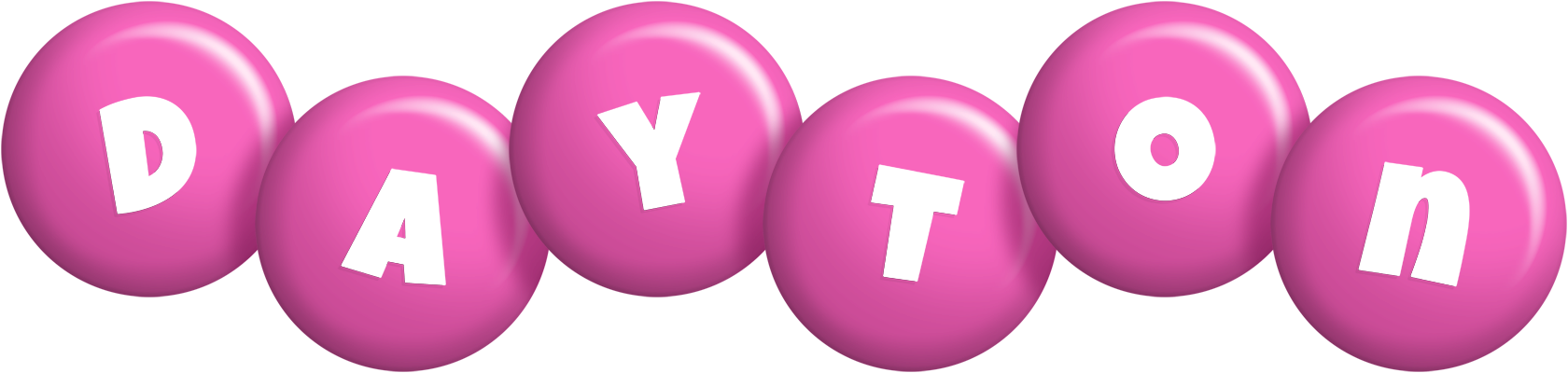 Dayton candy-pink logo