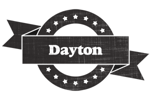 Dayton grunge logo