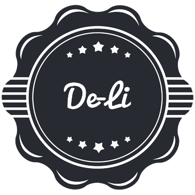 De-Li badge logo