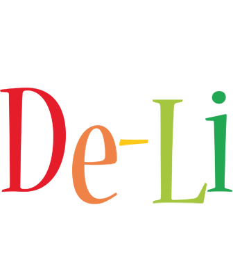 De-Li birthday logo