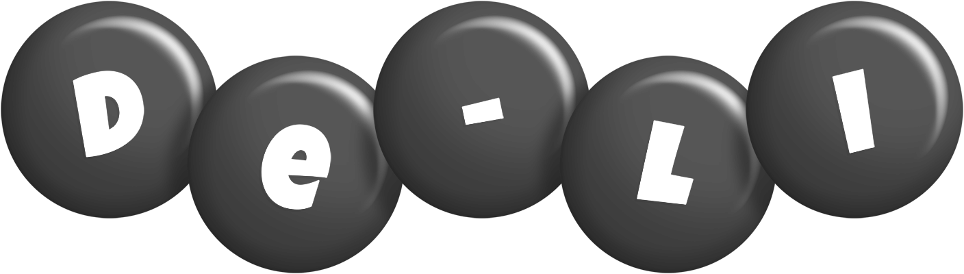De-Li candy-black logo
